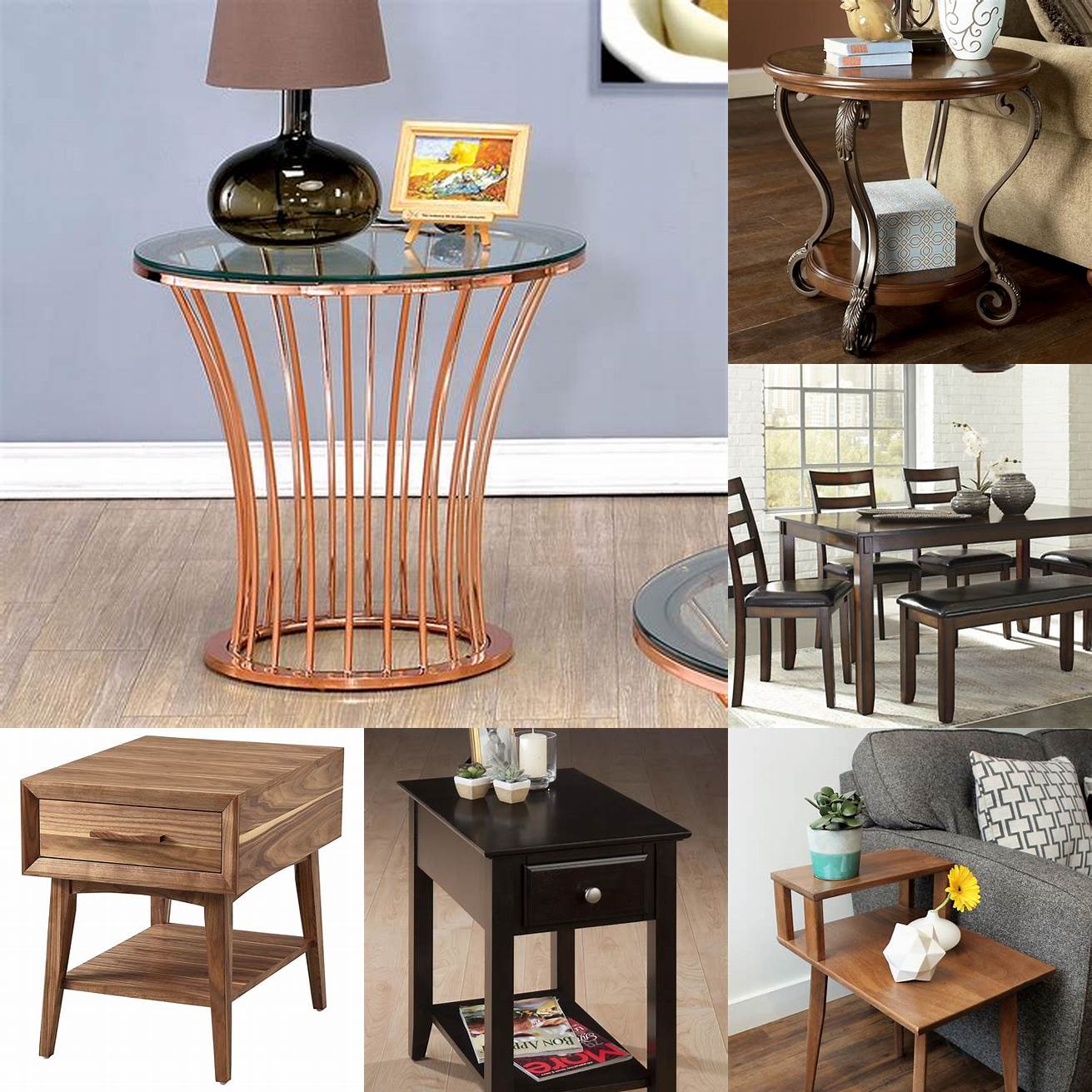 6 Side Tables