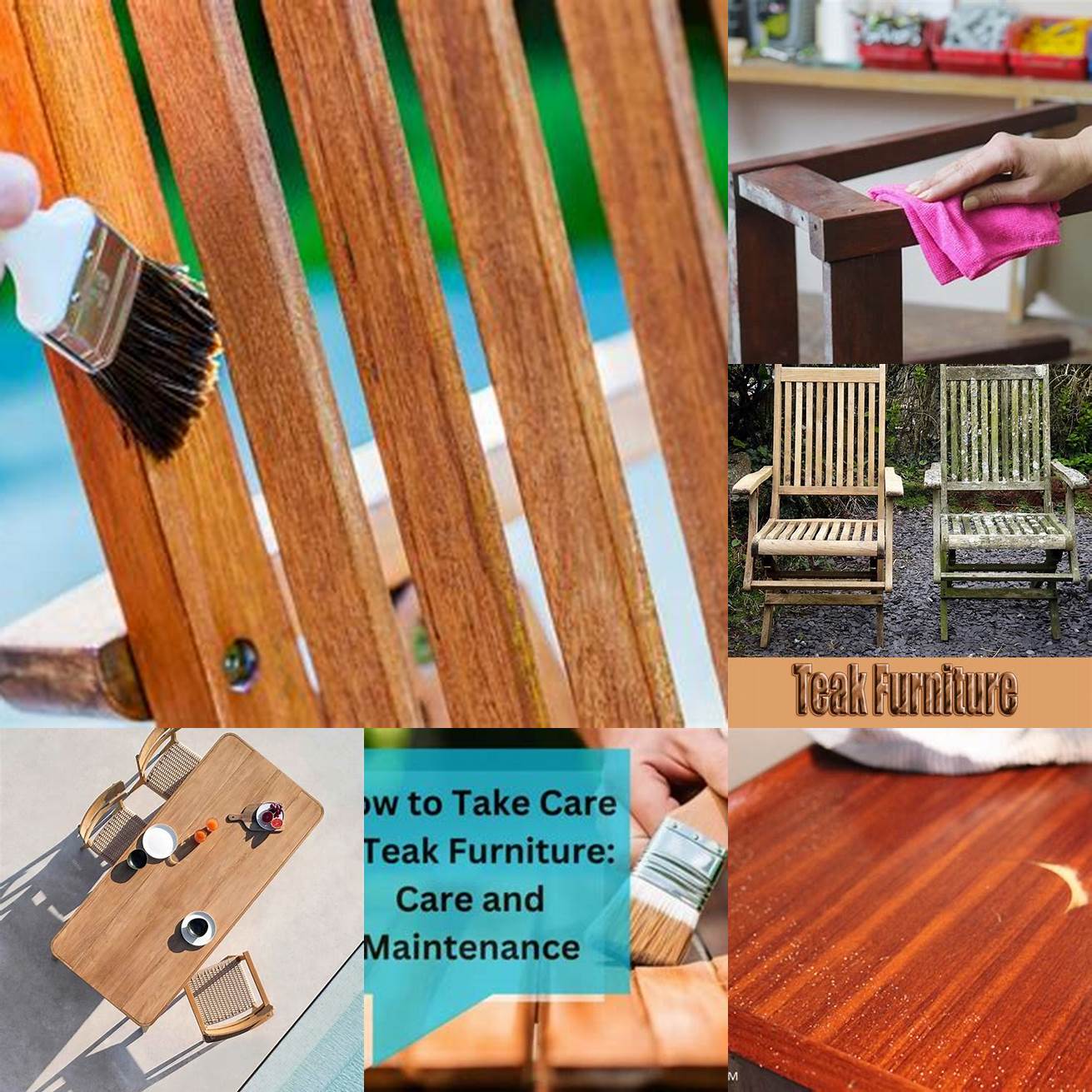6 Wall Street Journal Teak Furniture Maintenance