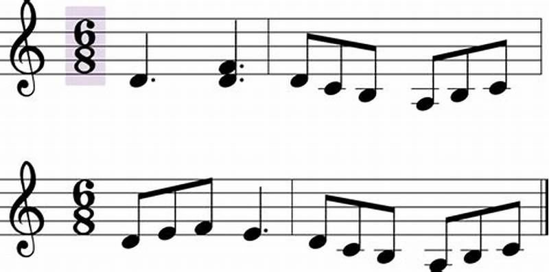 6 8 Rhythmic Pattern Example