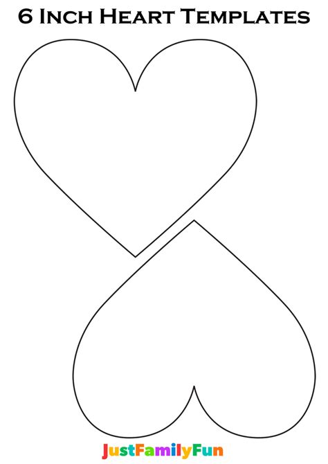 6 Inch Heart Template