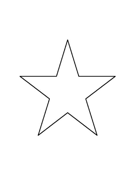 6 Inch Star Template