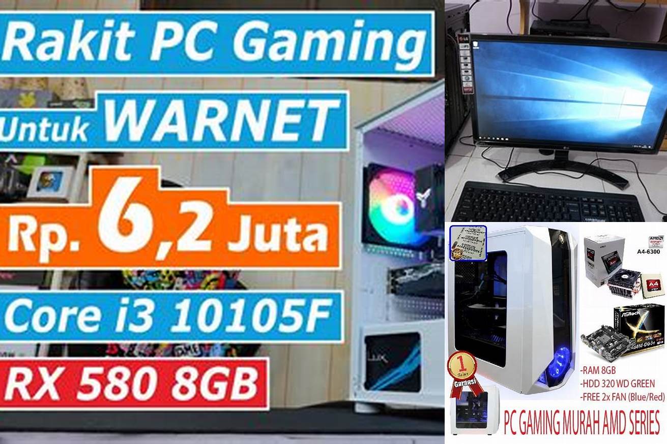 6. PC Rakitan Gaming Warnet F