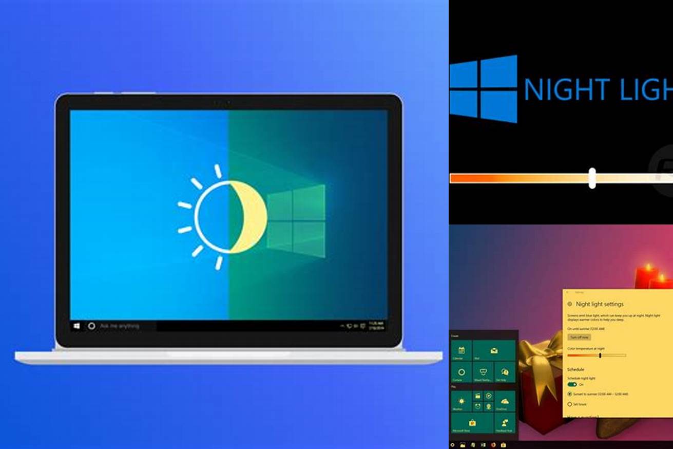 6. Windows Night Light (Windows 10)