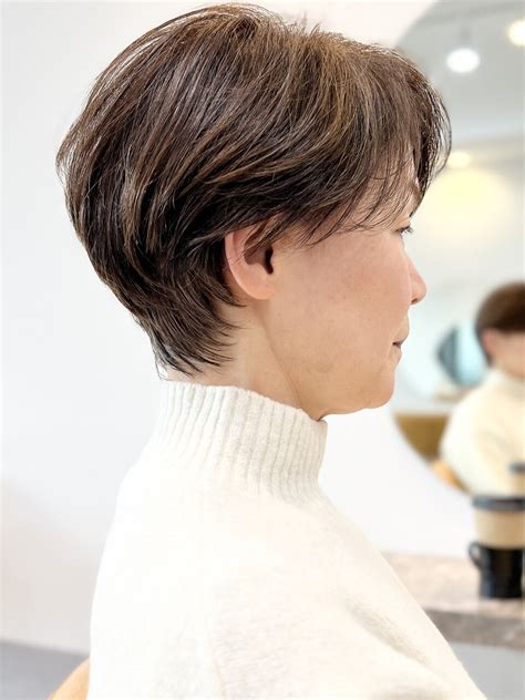 60代 若々しい ヘアスタイル