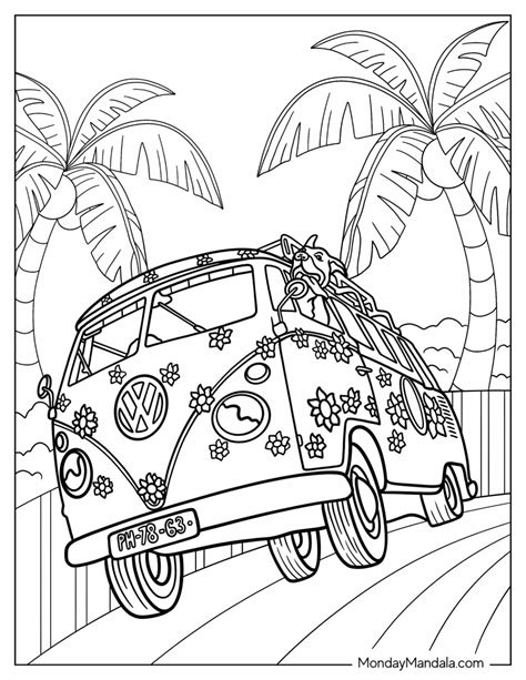 60s coloring pages