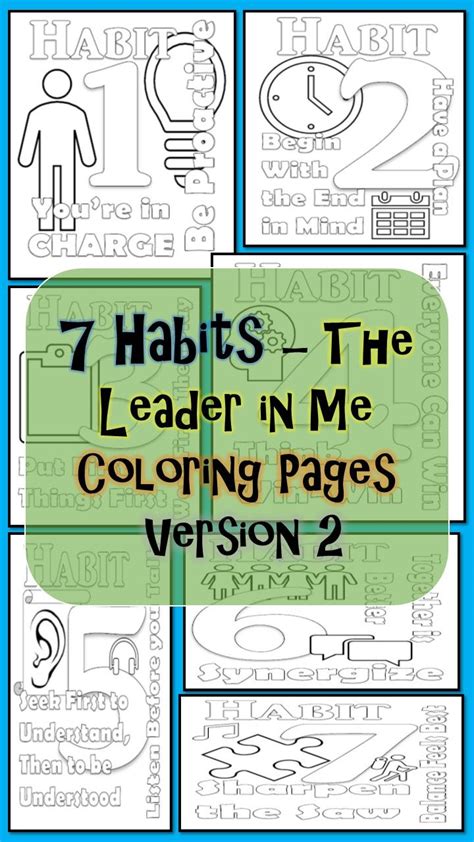 7 habits coloring pages