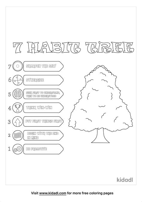 7 habits coloring pages