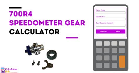 700r4 Speedometer Gear Chart
