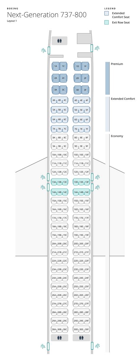 737-800 Seating Chart