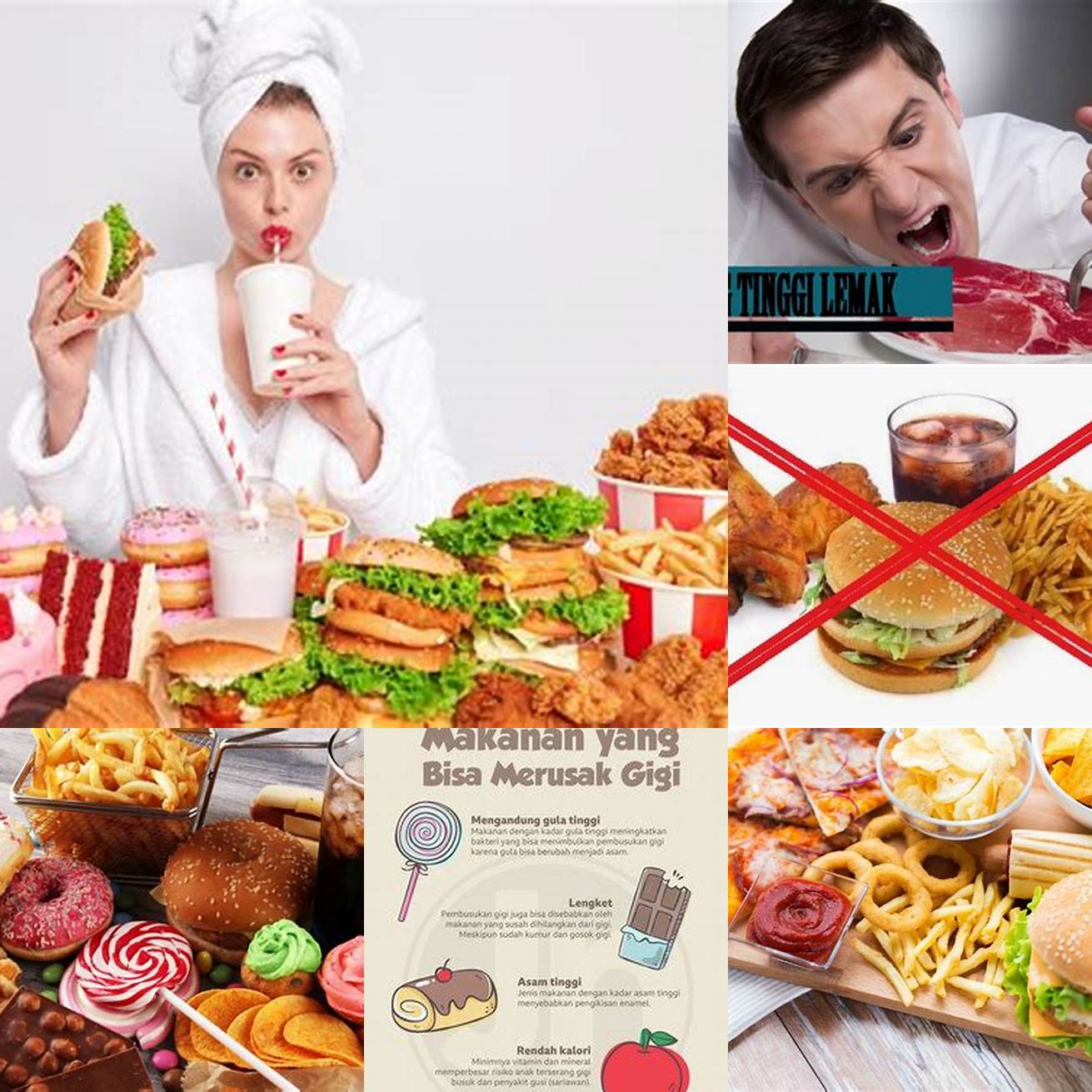 8 Hindari Makanan yang Merusak Kesehatan