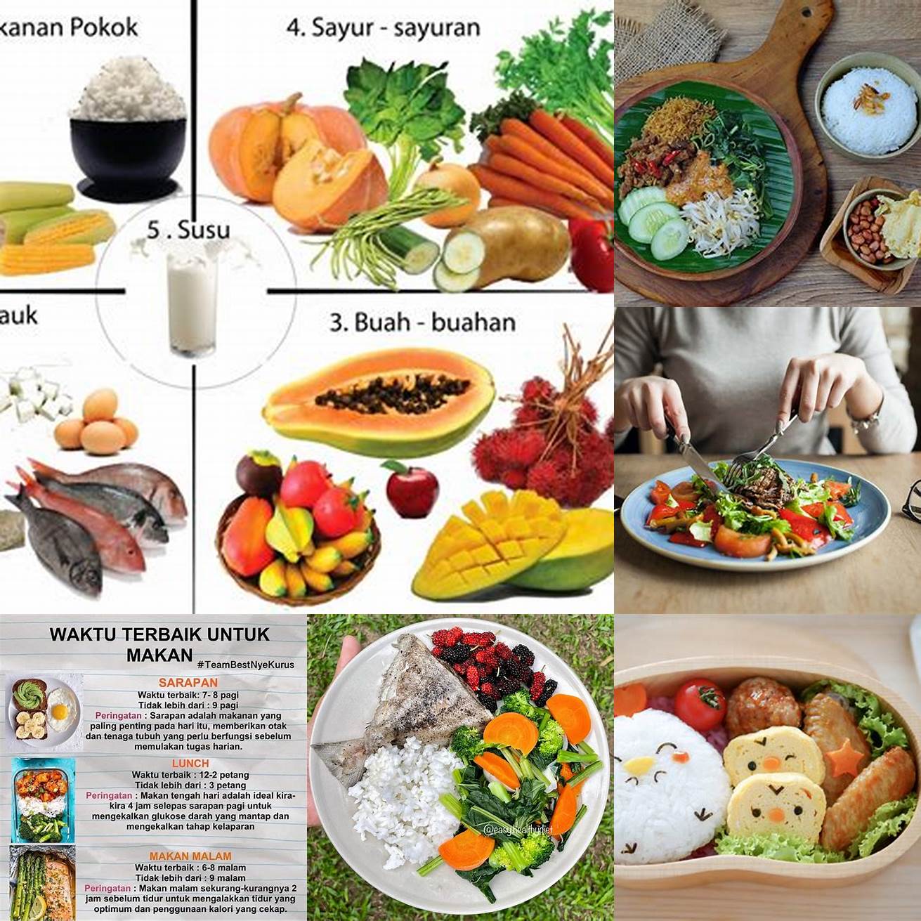 8 Makan Makanan yang Sehat