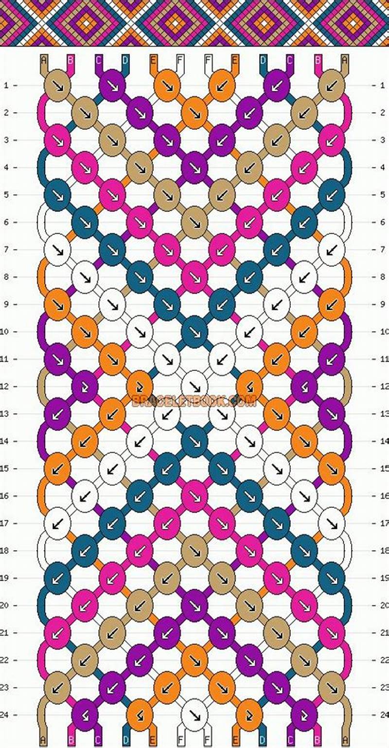 8 String Bracelet Pattern