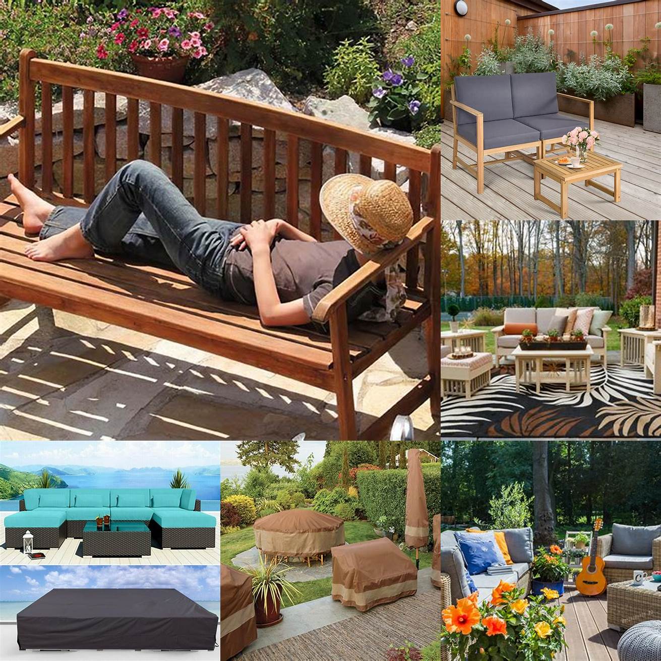 9 Protecting outdoor furniture