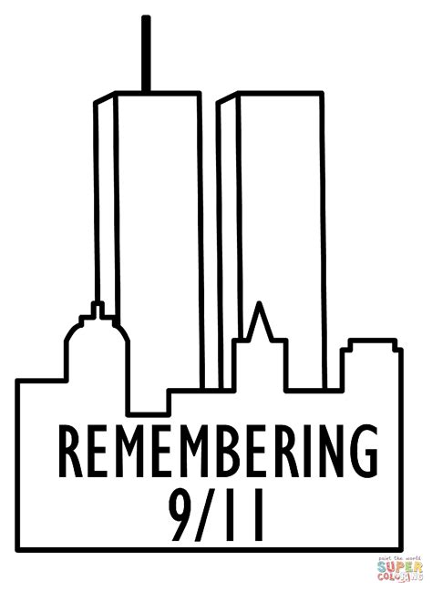 9/11 coloring pages pdf