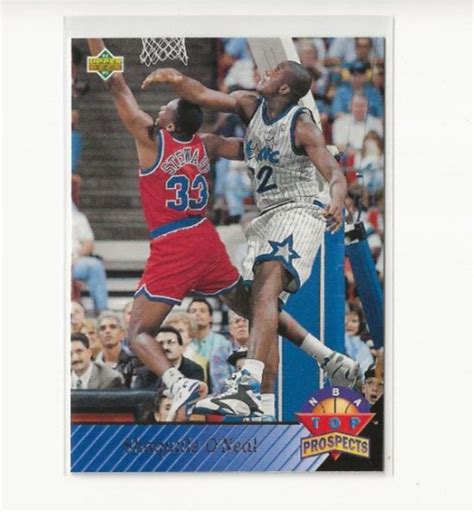 92 93 upper deck shaquille o neal top prospect