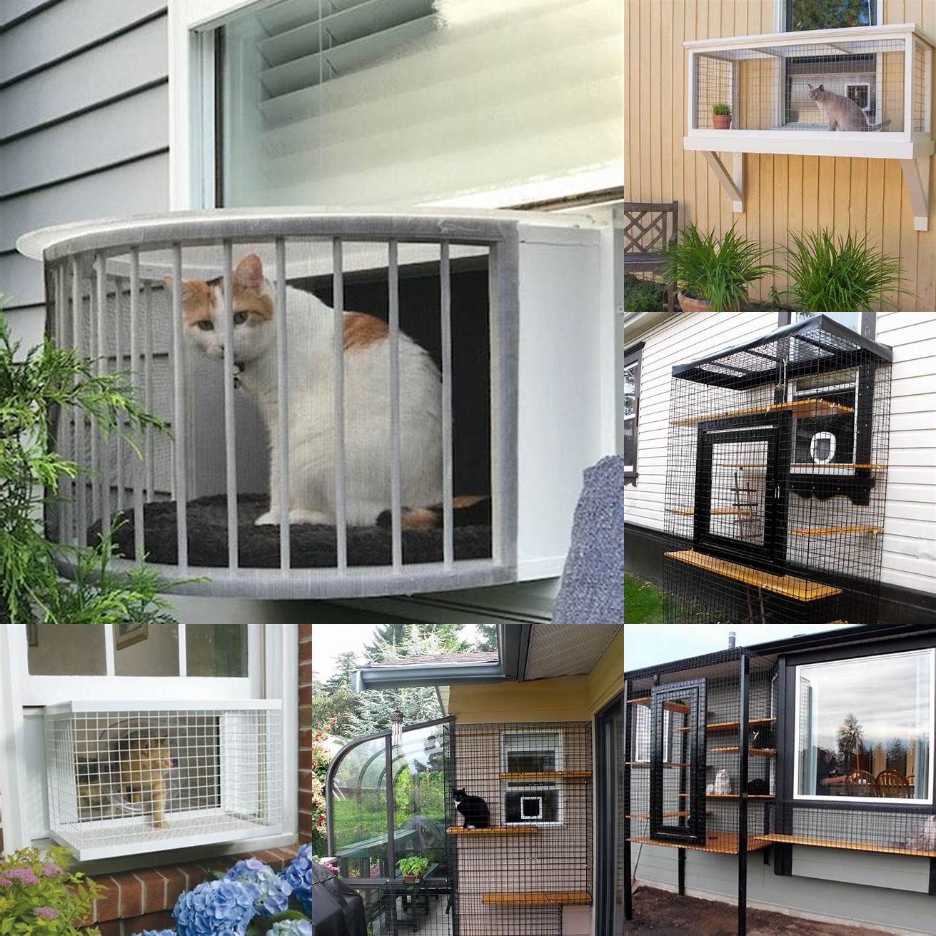 A Cat Cage Installed on a Window
