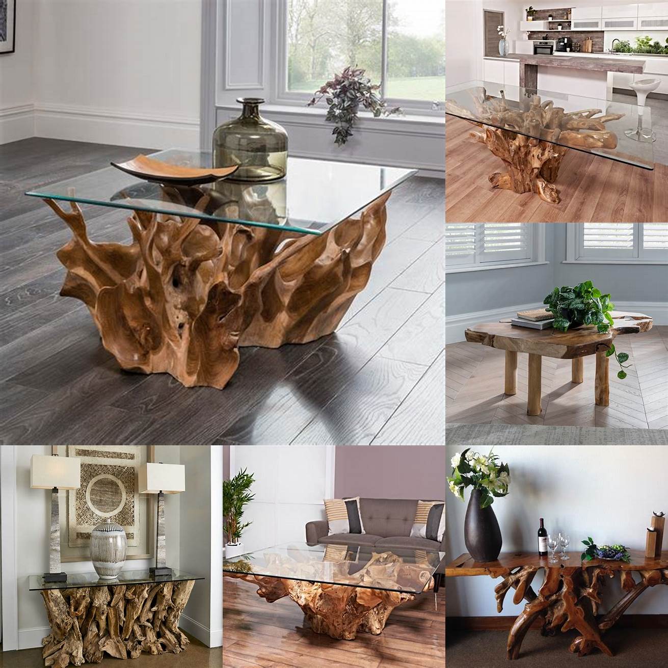 A Comparison of Teak Root Tables and Other Types of Furniture