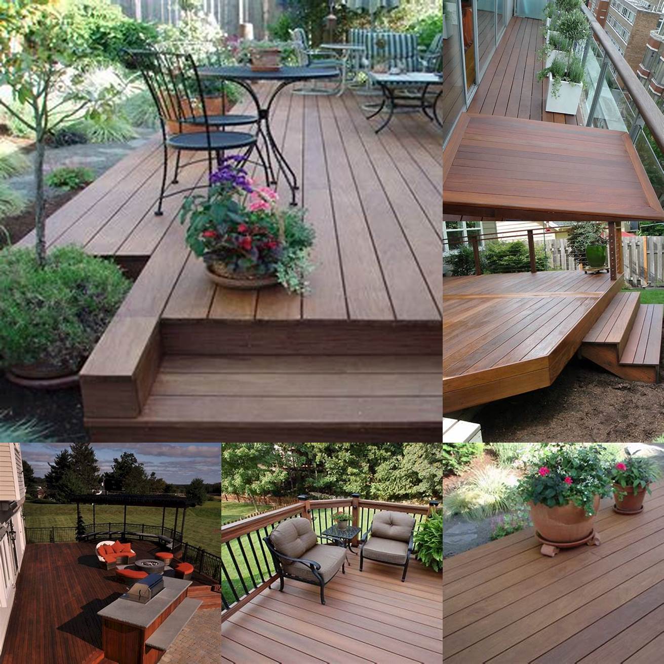A Deck with Ipe Furniture