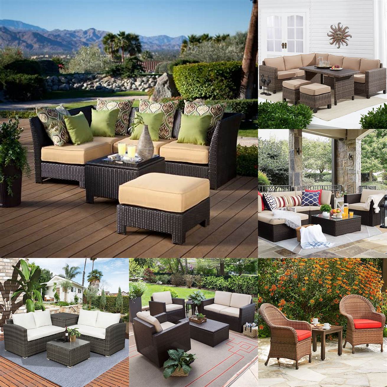 A Group of Patio Furniture