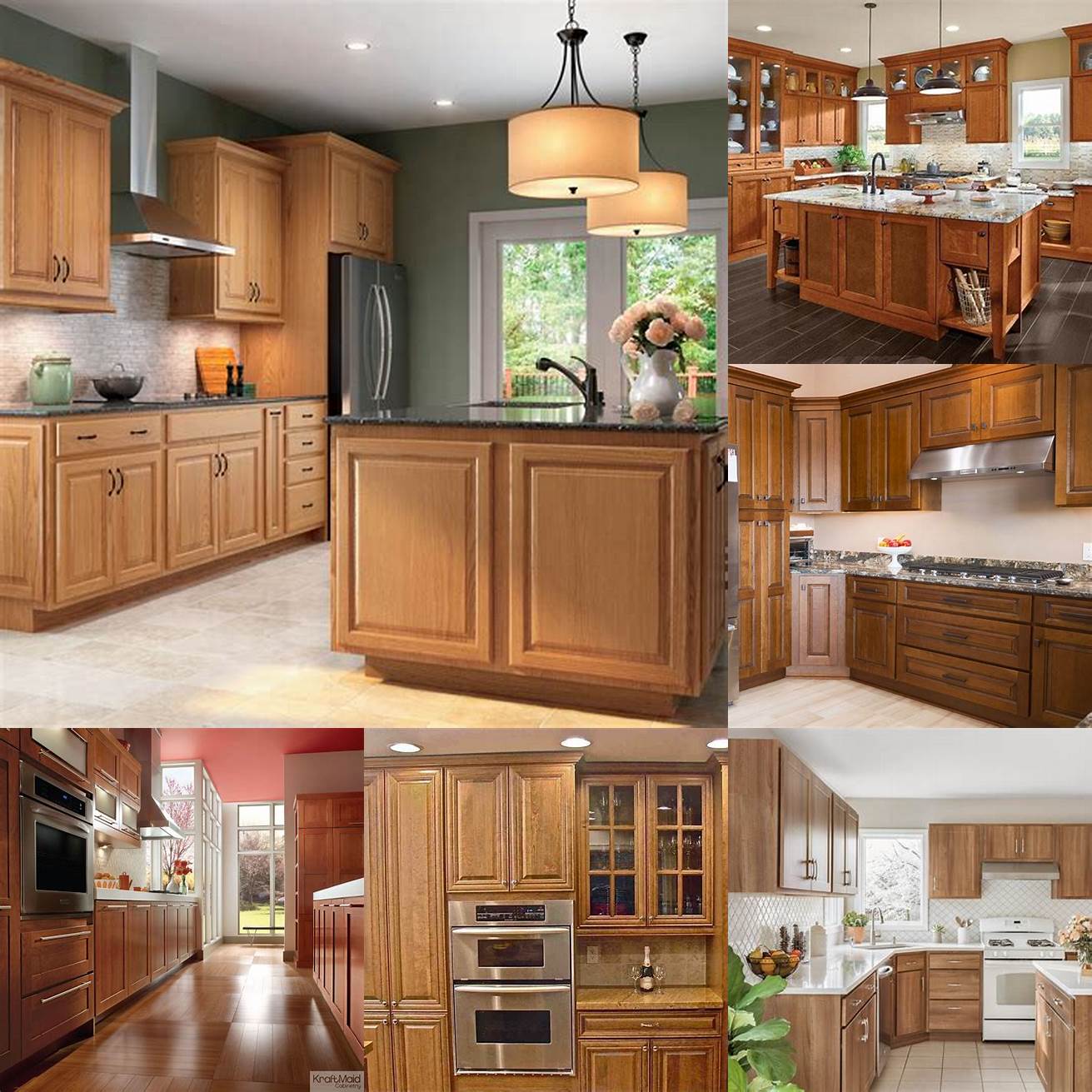 A Sears kitchen cabinet with a stained finish adds warmth and character to any kitchen