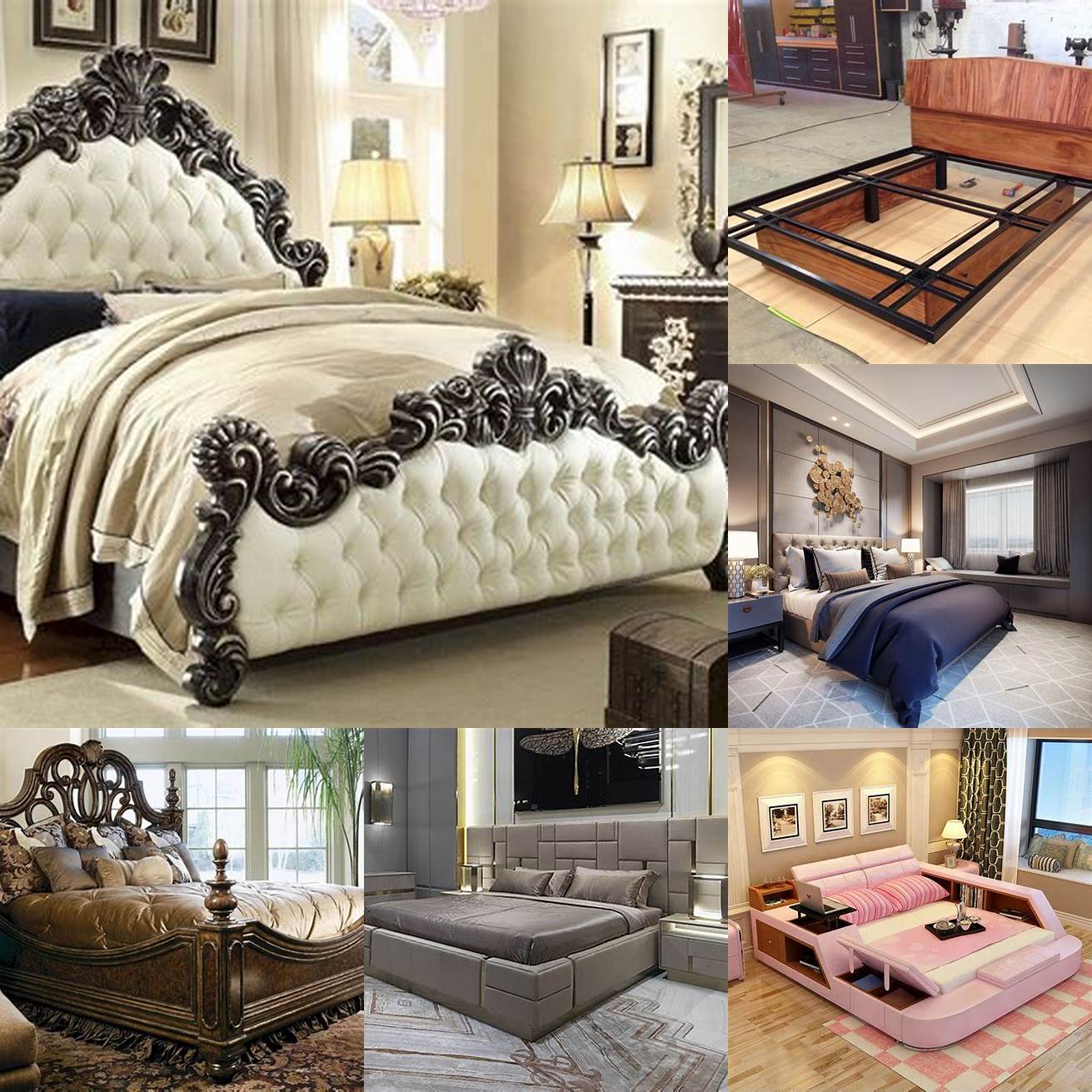 A custom bed frame can be a luxurious and comfortable addition to your bedroom