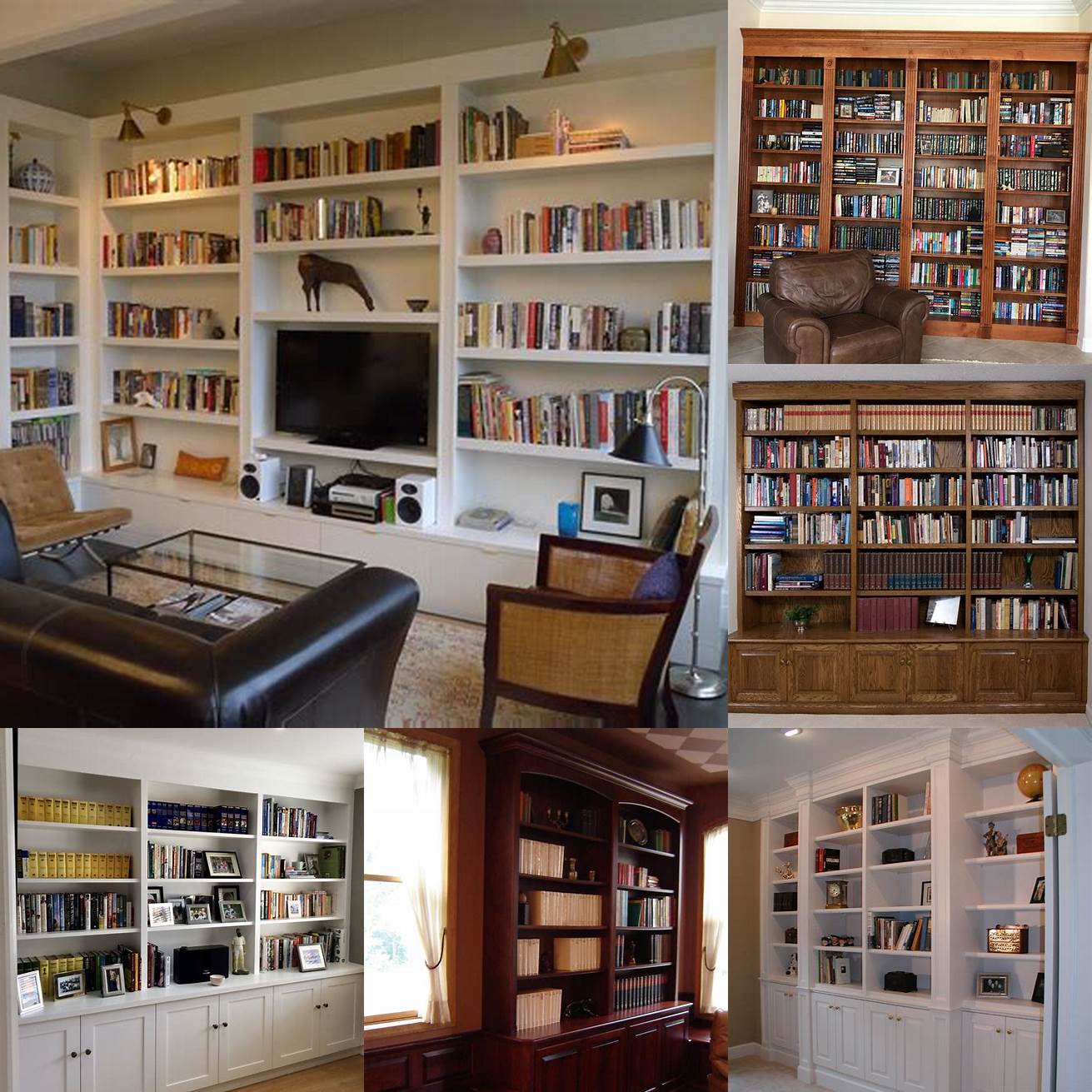 A custom bookshelf can be a great addition to any room providing both storage and style