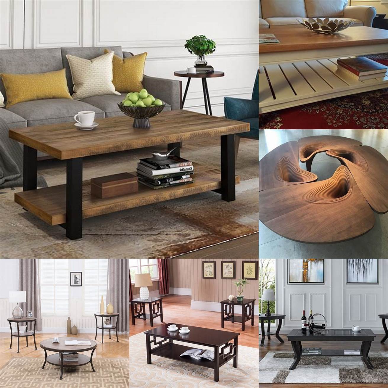 A custom coffee table can be a statement piece for your living room providing both style and function