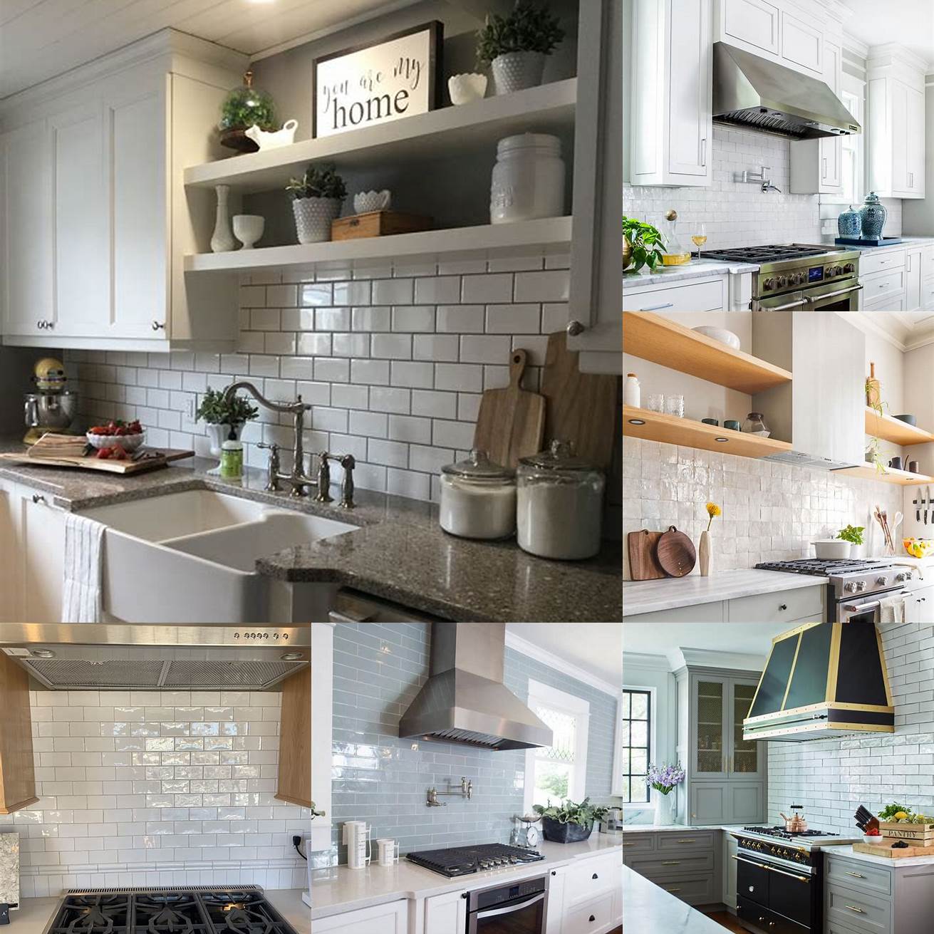 A galley kitchen with a subway tile backsplash creates a timeless and classic look
