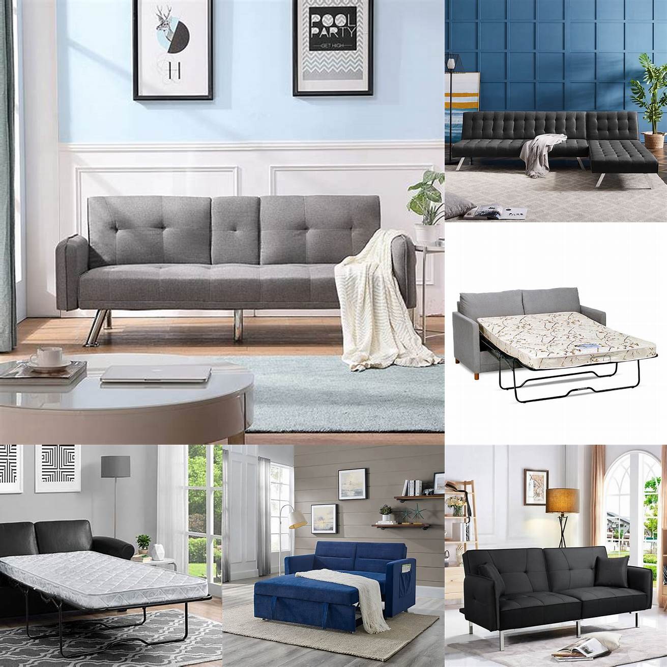 A metal Full Sleeper Sofa is a sturdy and modern option