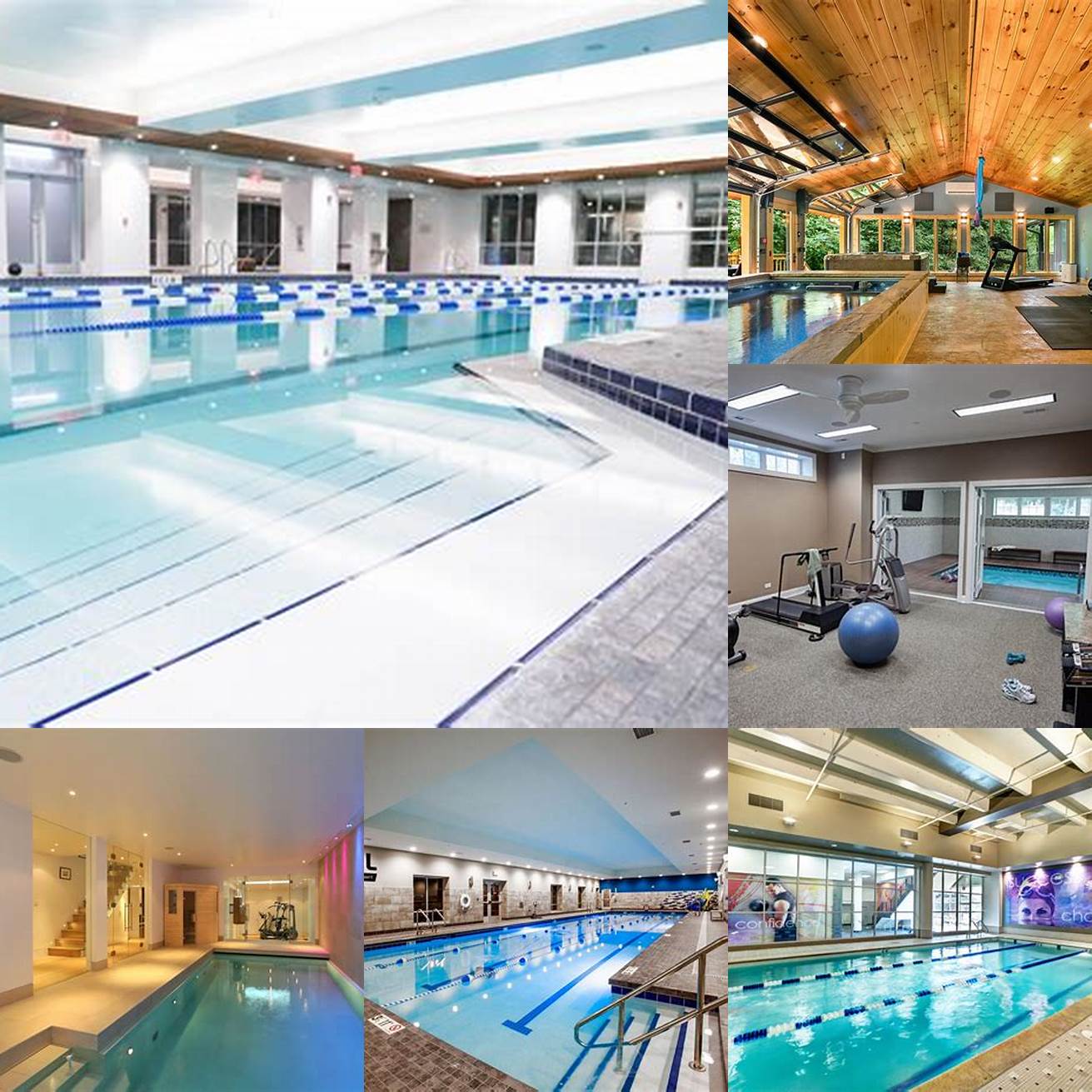 A photo of a community pool or gym