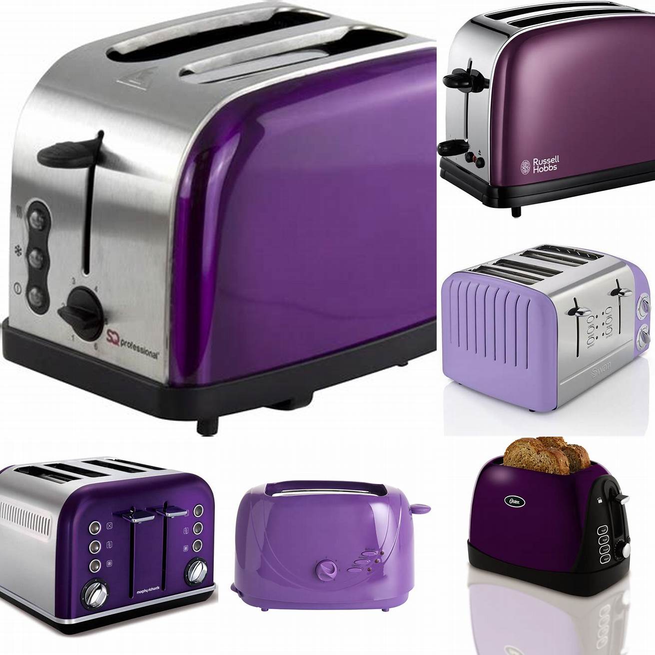 A purple toaster