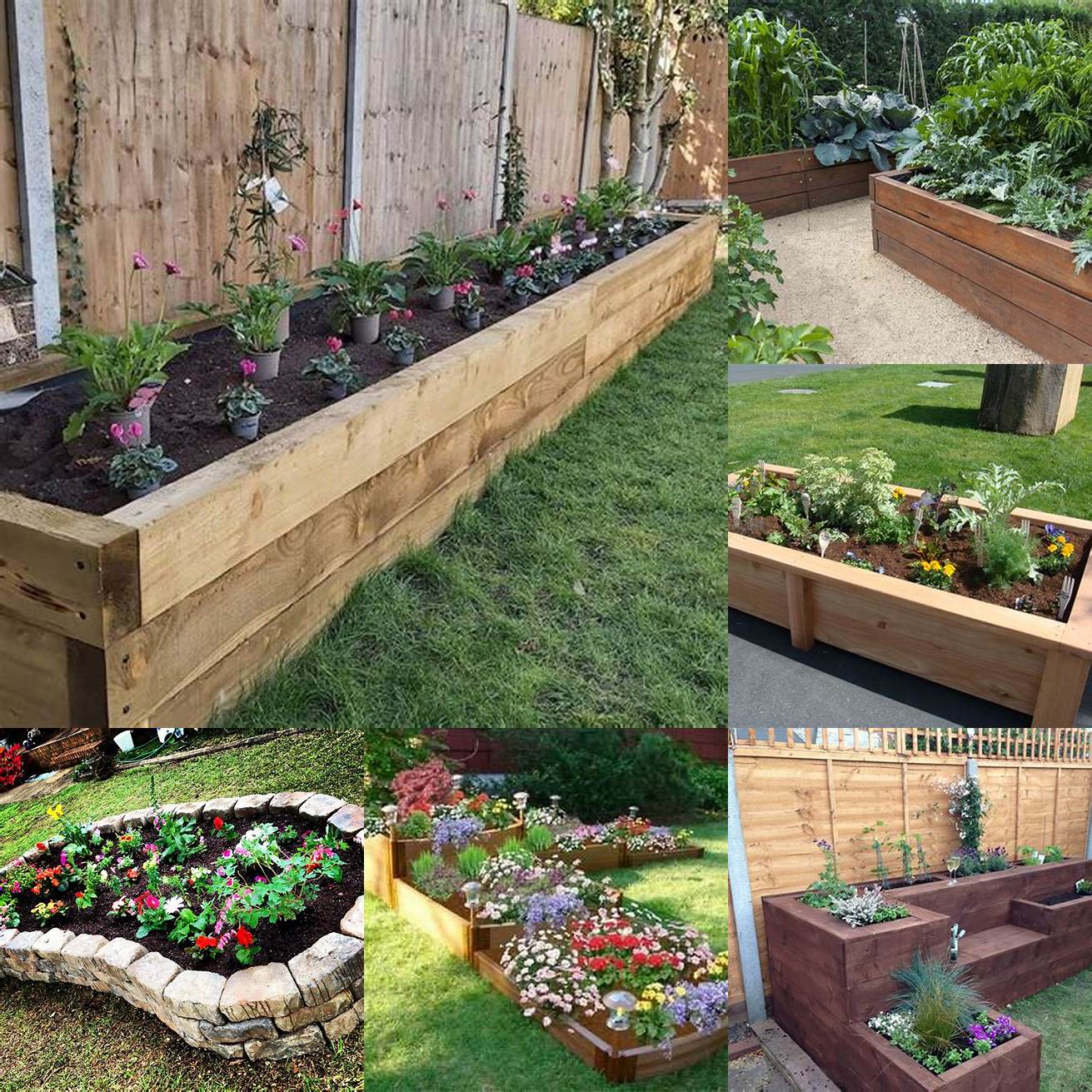 A raised flower bed can add dimension to your garden