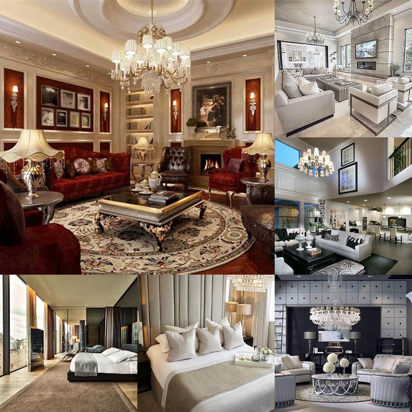 A room with a luxurious feel