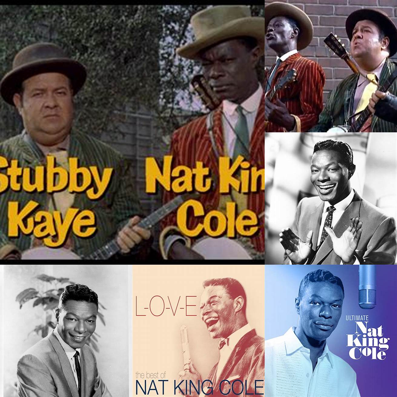 A screenshot of Nat King Cole as the narrator