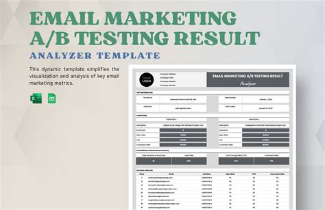 A B Testing Excel Template