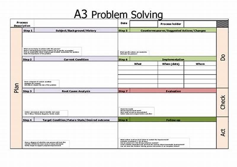 A3 Problem Solving Form