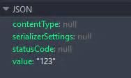 ASPNET Core return JSON with status code