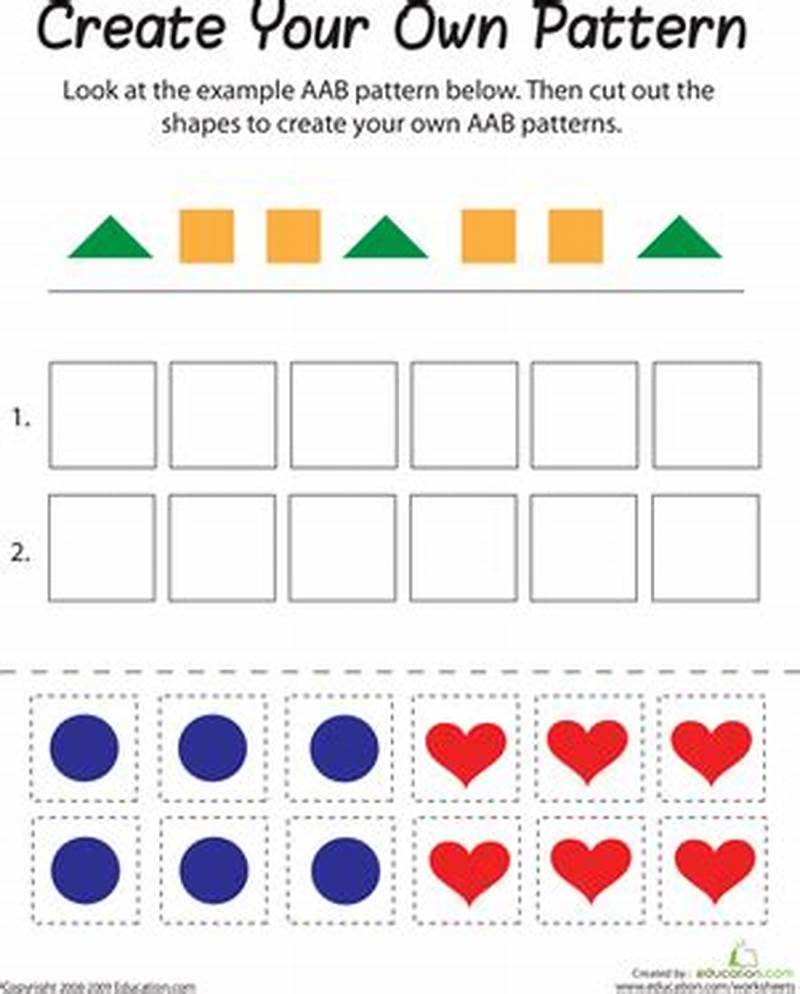 Aab Pattern Worksheet
