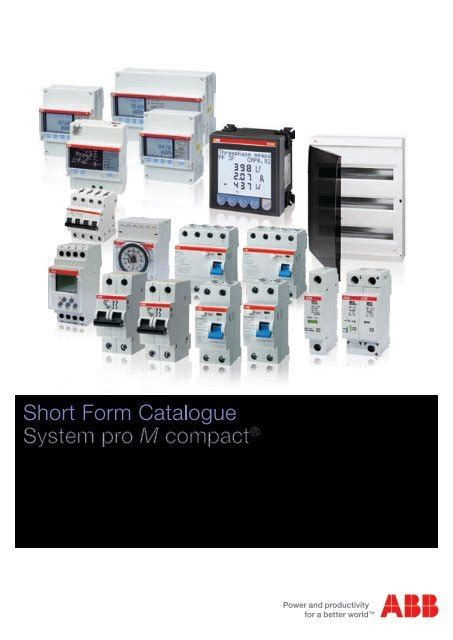 Abb System Pro M Compact Catalogue 2017