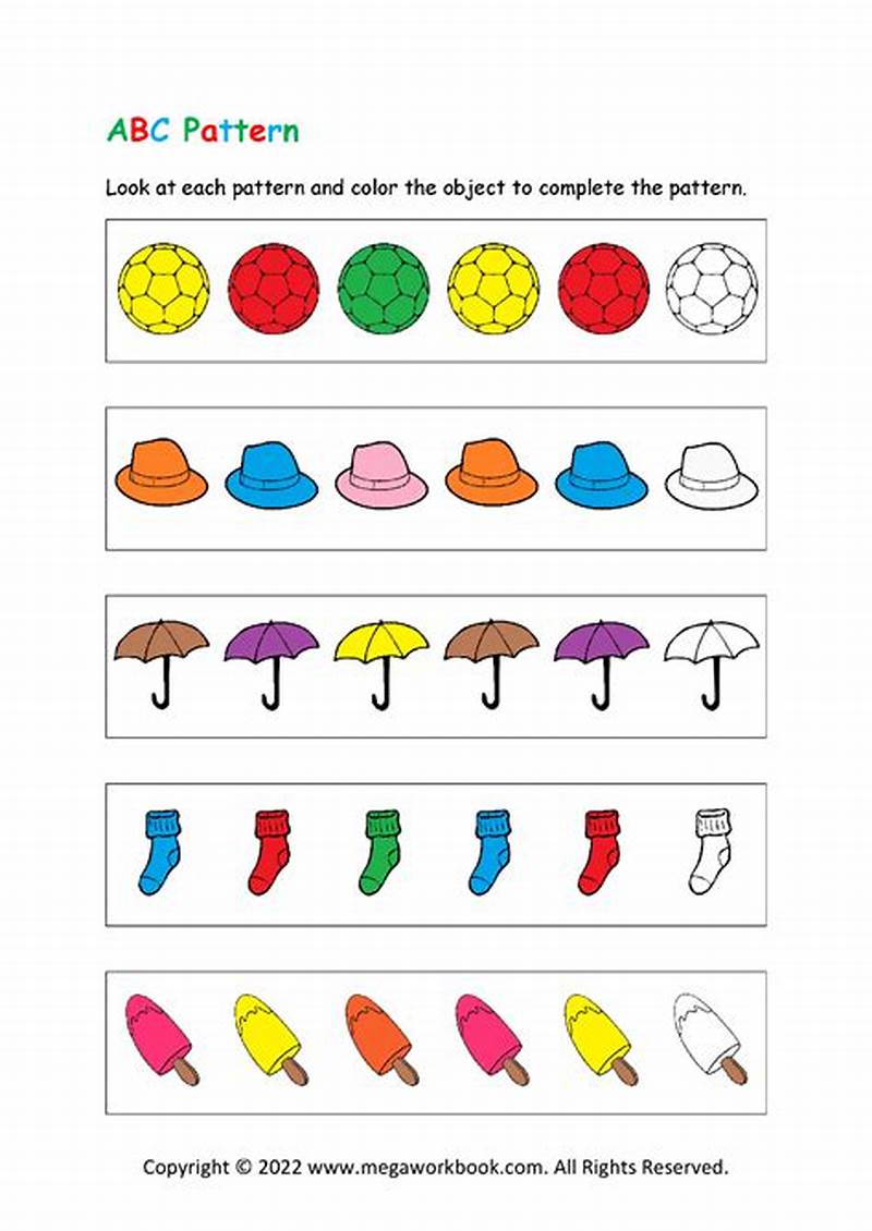 Abc Pattern Worksheet