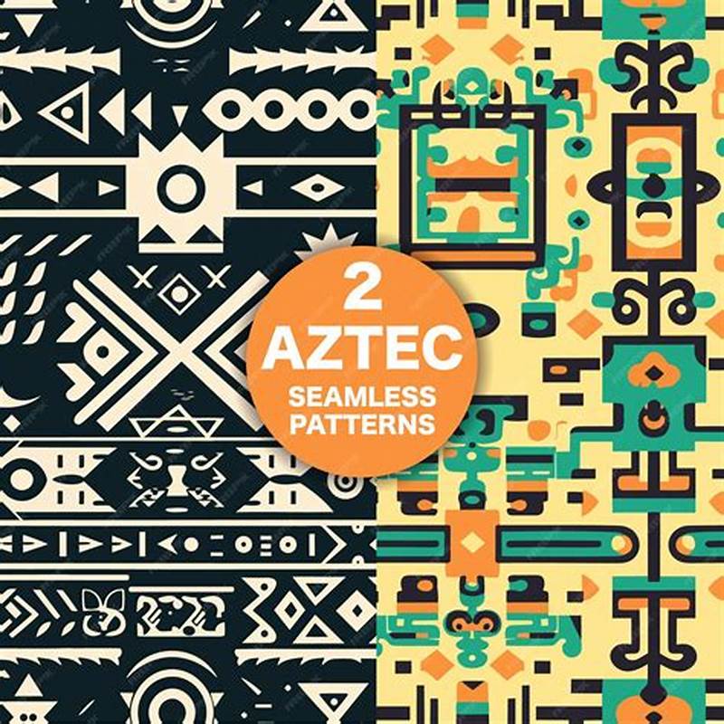 Abstract Aztec Pattern