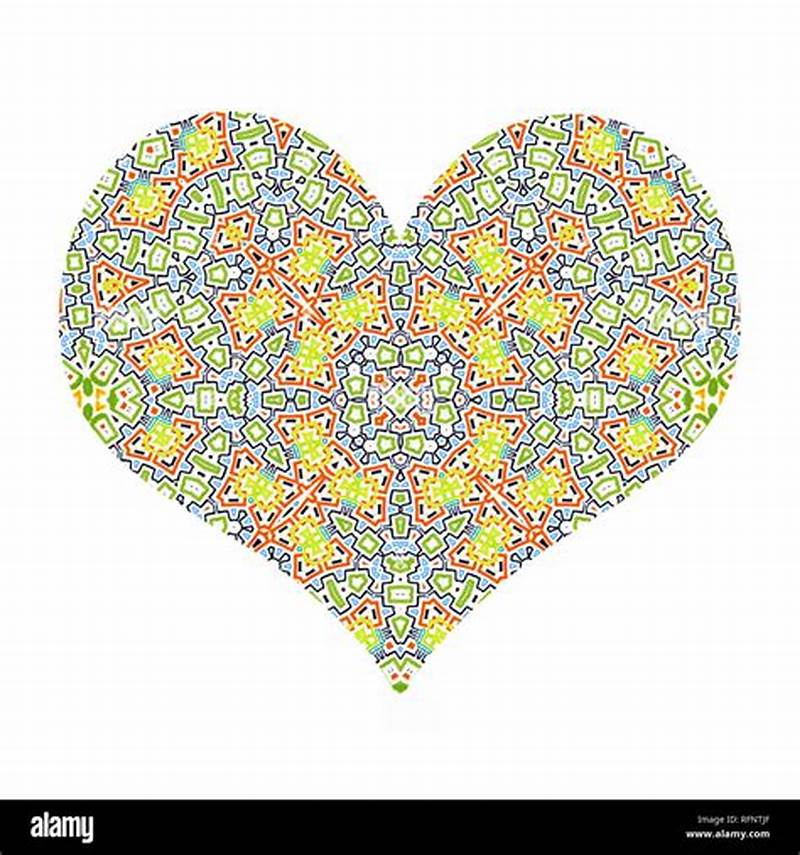 Abstract Heart Pattern