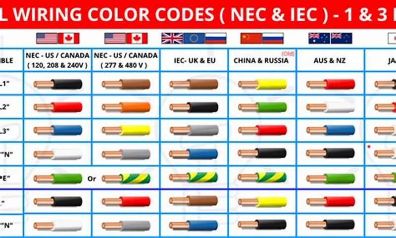 Ac Electrical Wire Color Code Chart