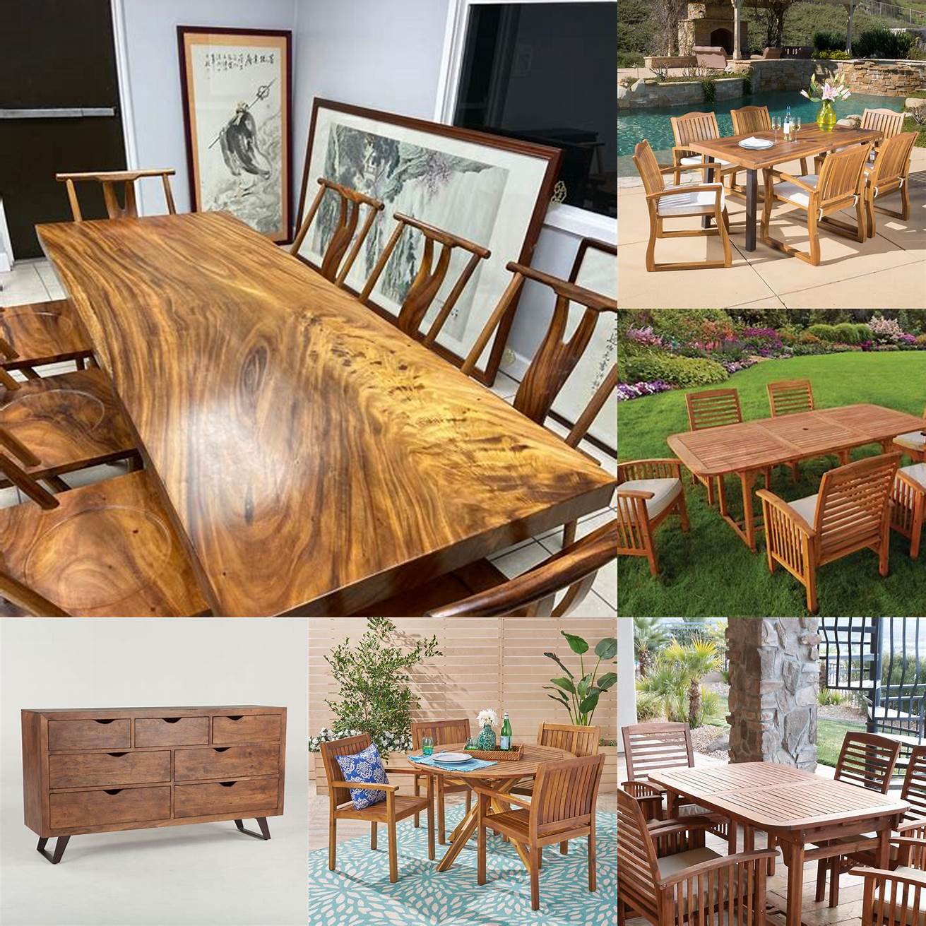 Acacia Wood Furniture -