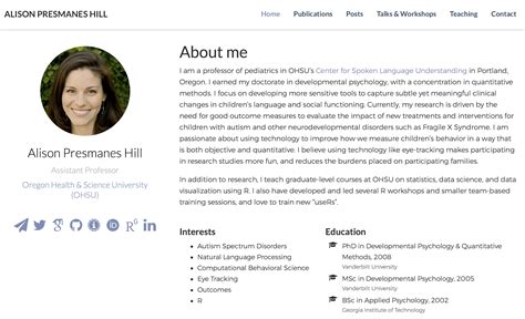 Academic Homepage Template