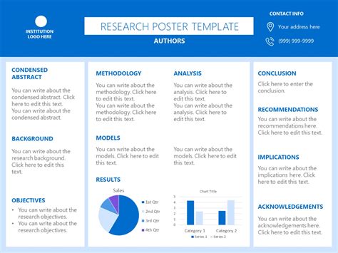 Academic Poster Template Google Slides