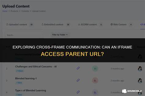 Access parent URL from iframe