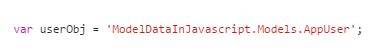 Accessing MVCs model property from Javascript