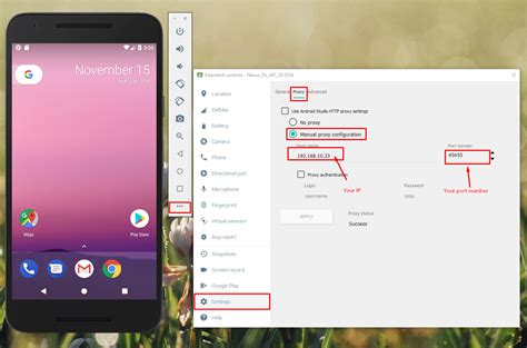 Accessing localhostport from Android emulator