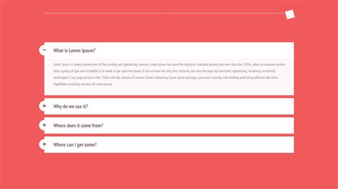 Accordion Design Template